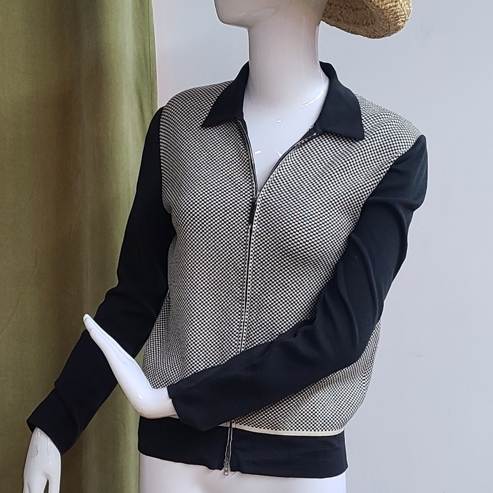 Gentry Portofino Checkered Jacket Size Medium - Picture 9 of 9